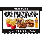 Meal For 3 