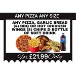 Any Pizza Any Size